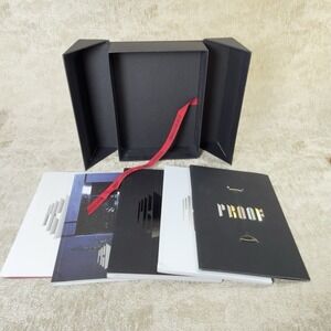 BTS PROOF 3 CD Set with 9 Photo Cards and Booklet, Black Metallic Package